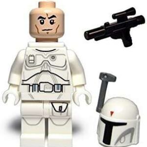 LEGO Star Wars Minifigure Boba Fett White Minifigure (2015) - Image 1