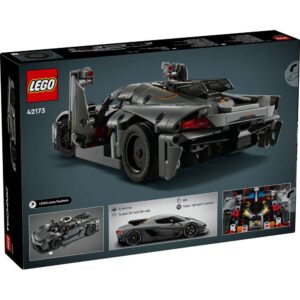 LEGO Technic Koenigsegg Jesko Absolut Grey Hypercar 42173 - Image 8