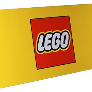 LEGO Classic Yellow Tin Sign 5007159 - Image 1