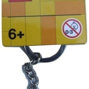 LEGO Black Onyx Metallicized Brick (2 x 4) keyring / keychain 853992 - Image 1