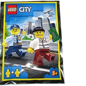 LEGO City Policeman & Thief Minifigure Foil Pack Set 952016 - Image 1