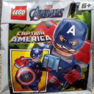 LEGO Marvel Super Heroes Captain America #2 Minifigure Foil Pack Set 242212 - Image 1