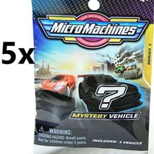Micro Machines 2020 Mystery Mini 4cm Cars - 5 Bags Supplied - Image 1