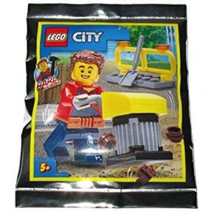 LEGO City Harl Hubbs with Tamping Rammer Foil Pack Set 952018 - Image 1