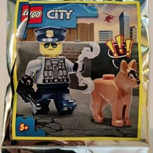 LEGO City Police Officer with Dog Minifigure Foil Pack Set 952109 - Image 1