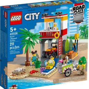 LEGO City Beach Lifeguard Station Set 60328 - Image 2