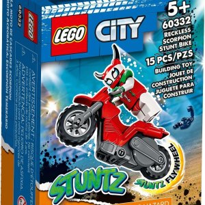 LEGO City Stuntz Reckless Scorpion Stunt Bike Set 60332 - Image 2