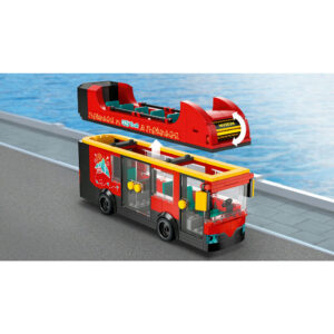 LEGO City Red Double-Decker Sightseeing Bus Toy 60407 - Image 5