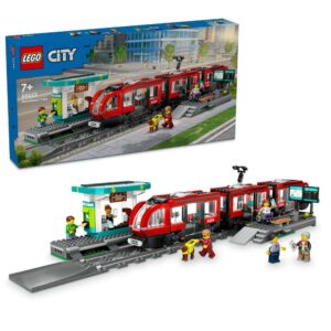 LEGO City Downtown Tram and Station Toy Set 60423 - Image 1