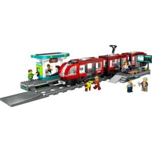LEGO City Downtown Tram and Station Toy Set 60423 - Image 2