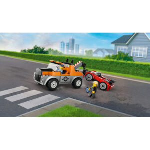 LEGO City Tow Truck and Sports Car Repair Toy Playset 60435 - Image 3