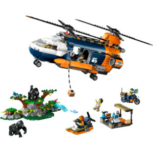 LEGO City Jungle Explorer Helicopter at Base Camp Set 60437 - Image 2