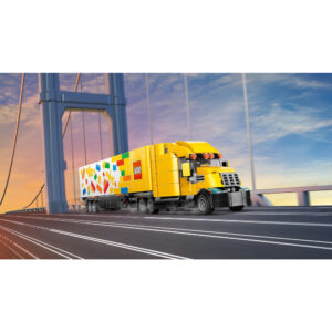 LEGO City Yellow LEGO Delivery Truck Toy 60440 - Image 4