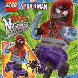 LEGO Marvel Super Heroes Miles Morales Minifigure with Skateboard Paper Foil Pack Set 682303 (Bagged) - Image 1