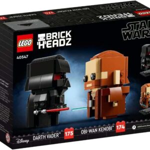 LEGO Brickheadz Star Wars Darth Vader and Obi Wan Kenobi Set 40547 - Image 3