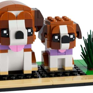 LEGO BrickHeadz Saint Bernard Dog and Puppy Set 40543 - Image 2