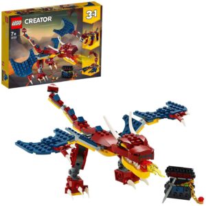 LEGO Creator 3-in-1 Fire Dragon, Tiger, Scorpion Set 31102 - Image 1