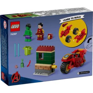 LEGO Marvel Iron Man with Bike and The Hulk Playset 76287 - Image 7