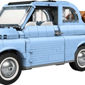 LEGO Creator Expert Fiat 500 Bright Light Blue Car Set 77942 (Damaged Box) - Image 1