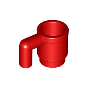 LEGO City Red Cup Minifigure Accessory - Image 1