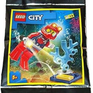 LEGO City Deep Sea Diver Minifigure Foil Pack Set 952012 - Image 1