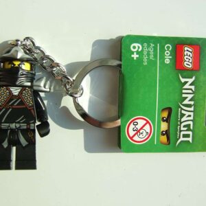 LEGO Ninjago Ninja Cole Minifigure keyring / keychain 853402 - Image 1