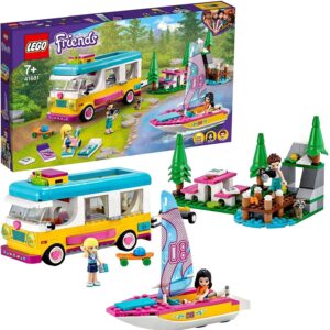 LEGO Friends Forest Camper Van and Sailboat Set 41681 - Image 1