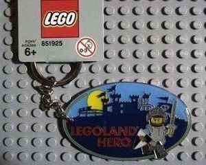 Genuine Metal LEGO LEGOLAND HERO keyring / keychain / keyring / keychain from 2007 - Image 1