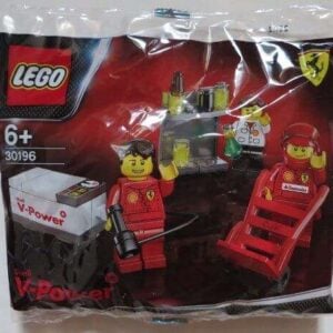 LEGO Shell V-power Ferrari Pit Crew Polybag Set 30196 - Image 1