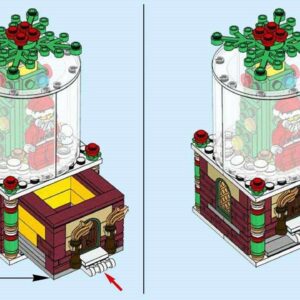 LEGO Christmas Snowglobe Set 40223 (Damaged Box) - Image 9