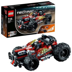 LEGO 42073 Technic BASH Racing Car Toy, Powerful pull- back motor, High Speed Action, 2 in 1 Advanced Building Set - Image 1