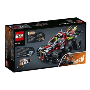 LEGO 42073 Technic BASH Racing Car Toy, Powerful pull- back motor, High Speed Action, 2 in 1 Advanced Building Set - Image 6
