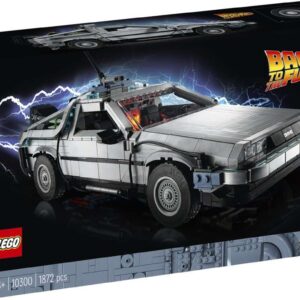 LEGO Creator Expert Back to the Future Delorean Car Set 10300 - Image 1