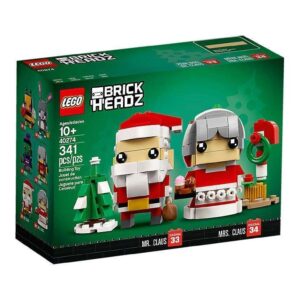 LEGO Brickheadz Mr and Mrs Claus Set 40274 - Image 1