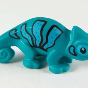 LEGO City Chameleon Animal Minifigure (Dark Turquoise) - Image 1