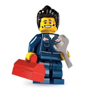 LEGO Minifigures Series 6 Mechanic Minifigure 8827 - Image 1
