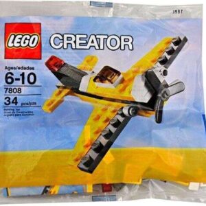 LEGO Creator Yellow Single Prop Airplane Polybag Set 7808 - Image 1