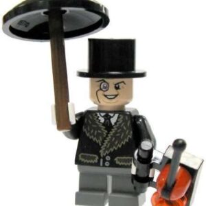 LEGO DC Comics Super Heroes Penguin Fur Collar Minifigure from 76010 - Image 1
