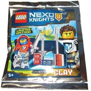LEGO Nexo Knights Clay Minfigure and Training Stand Foil Pack Set 271712 - Image 1
