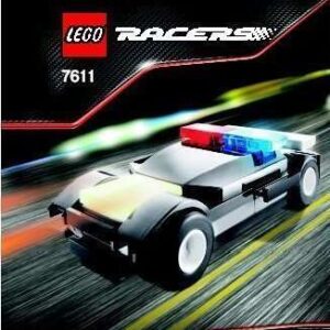 LEGO Racers: Police Car 1:55 Glow In The Dark Polybag Set 7611 (Bagged) - Image 1
