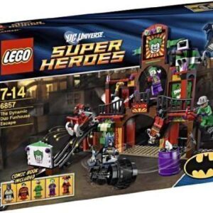 LEGO Super Heroes: Dynamic Duo Funhouse Escape Set 6857- box creased - 7/10 condition - Image 1
