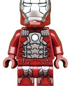 LEGO Super Heroes Iron Man Type 5 Armour Minifigure (Tony Stark Head) from 76125 - Image 1