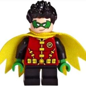 LEGO DC Batman Super Heroes Robin (Short Legs) Minifigure from 76118 - Image 1