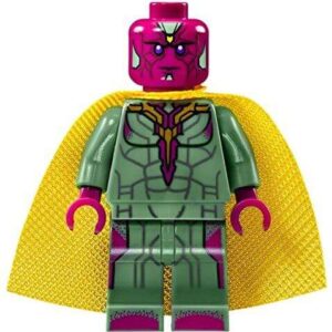 LEGO Super Heroes VISION Minifigure (Yellow Spot on Forehead) from 76103 - Image 1