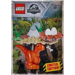 LEGO Jurassic World Baby Raptor with Nest Foil Pack 121801 - Image 1