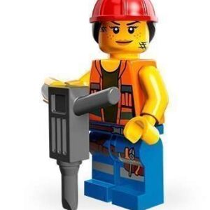 The LEGO Movie - Gail The Construction Worker Minifigure - Image 1
