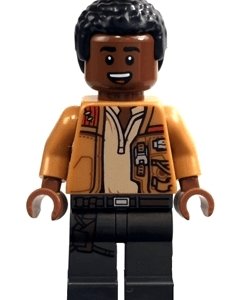 LEGO Star Wars Finn (Worn Jacket) Minfigure from 75176 - Image 1